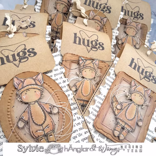 Clear Stamps - Smårävar / Little foxes A7