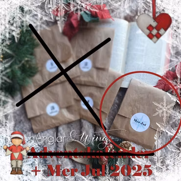 Tillägget MER JUL - 2 x A6 - från Adventskalendern 2025  (efterköp)