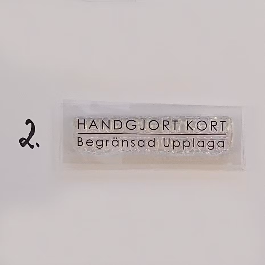 Clear Stamps - Handgjord Skaparglädje (Tillfällig produkt med val)