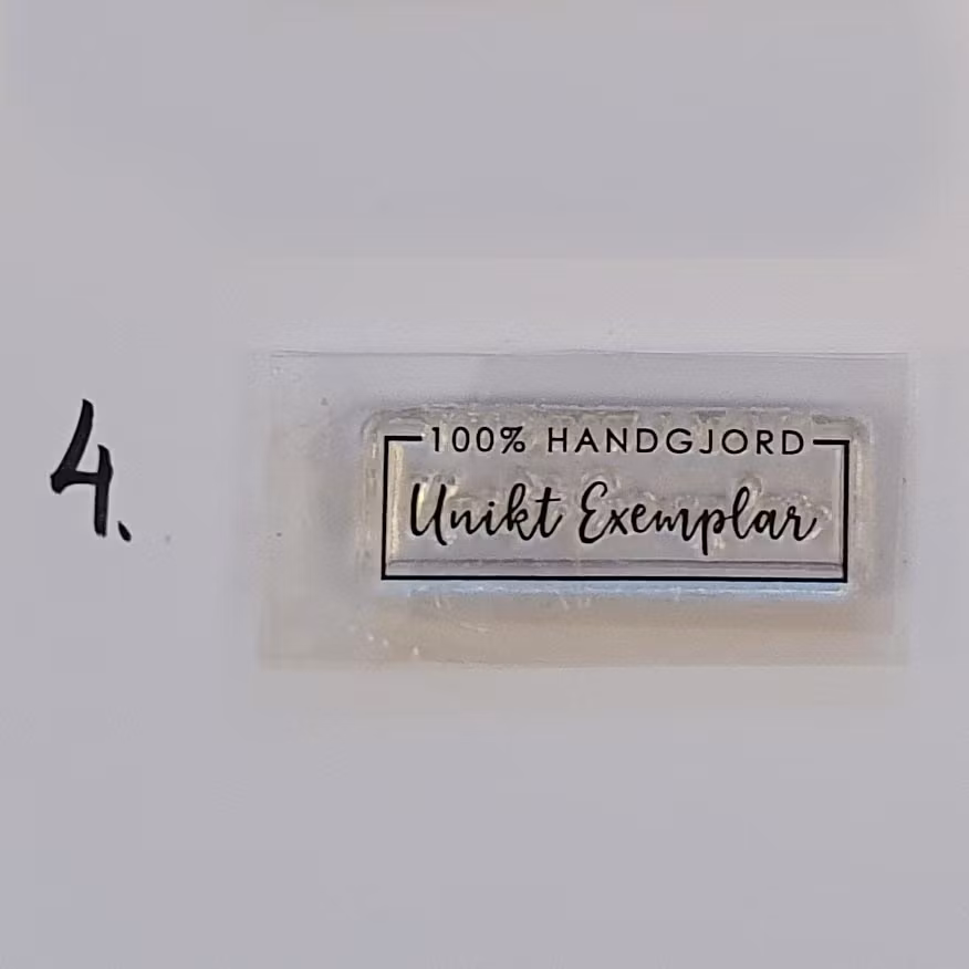 Clear Stamps - Handgjord Skaparglädje (Tillfällig produkt med val)