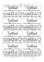 DIGI - Etikett Tvättråd - A4 (PDF)