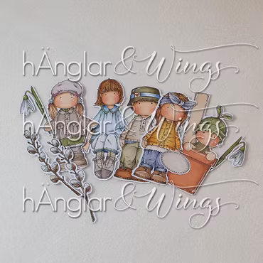 Clear Stamps - VårÄggstra / Spring Eggstra A5