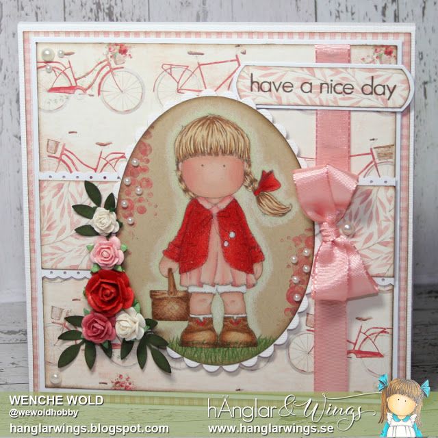 Clear Stamps - Korgflicka / Girl with basket A7