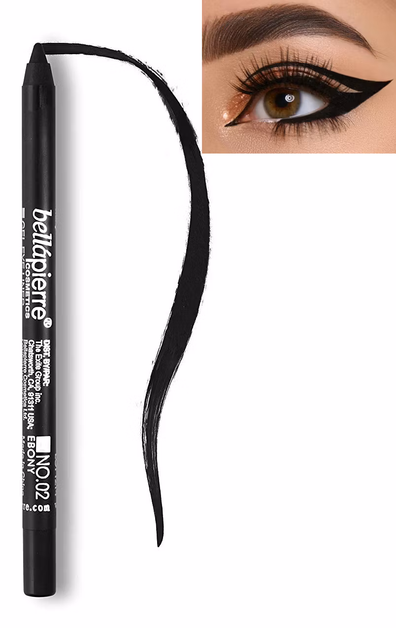 Bellapierre Gel Mineral-Eye Liner - 02 Ebony