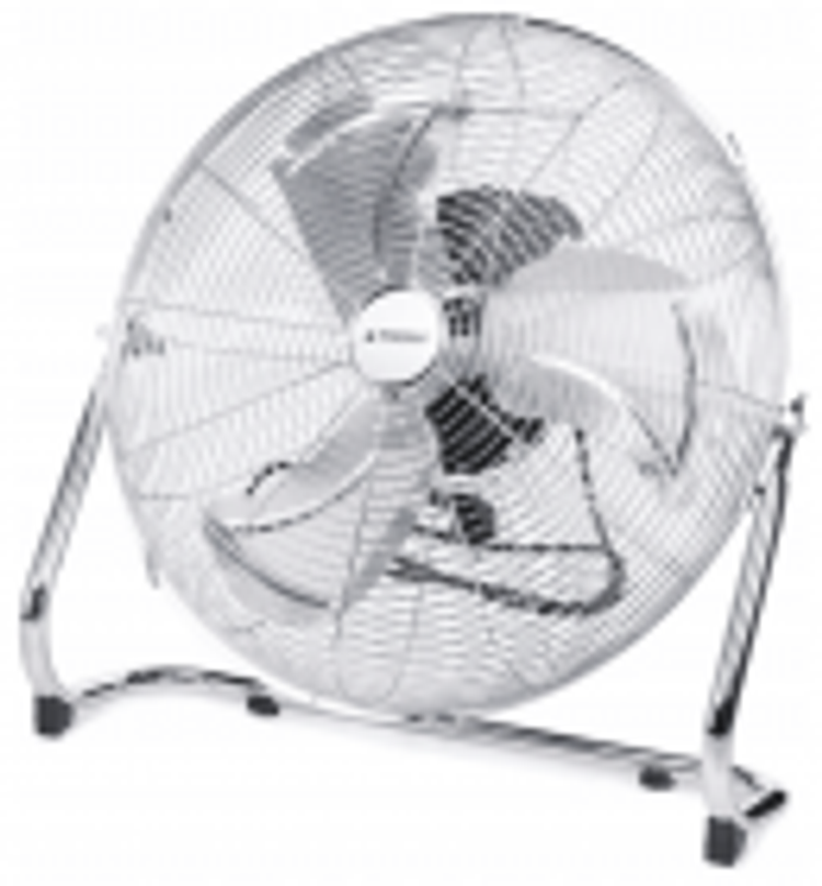 Stor kraftfull fläkt 250W, golvmodell, ganska tyst, rostfritt 50cm (20"), Powermat