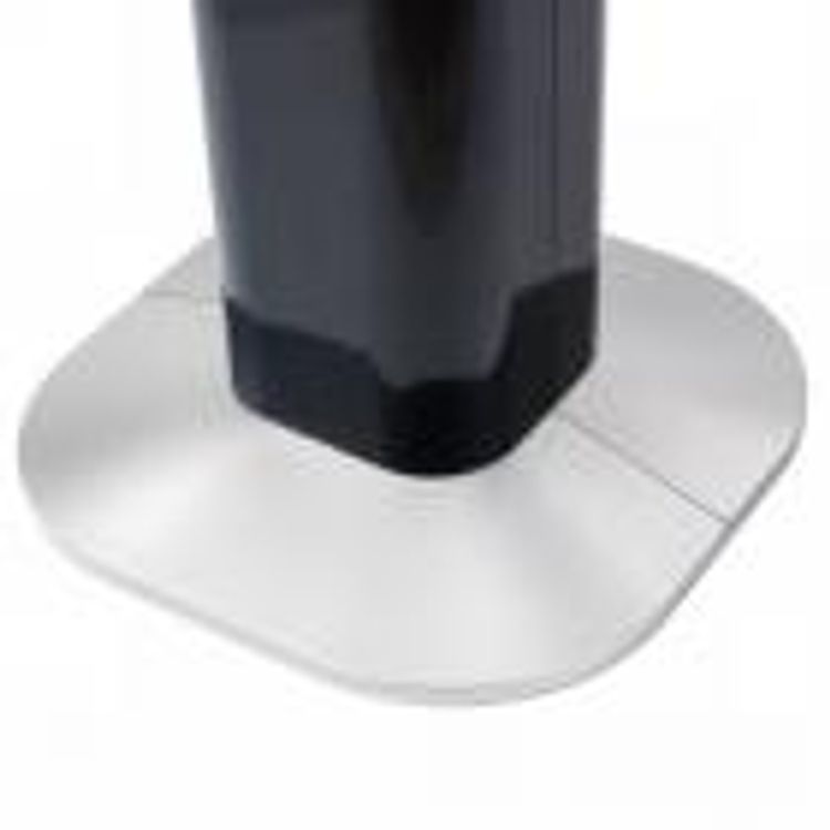 Tornfläkt, pelarfläkt 121cm, tyst exklusiv stående fläkt, golvfläkt med fjärrkontroll, 90W, svart, Powermat Black Tower