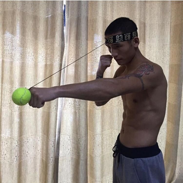 Slagboll med huvudband för reflexhastighetsträning Boxning Punch Motion Sports