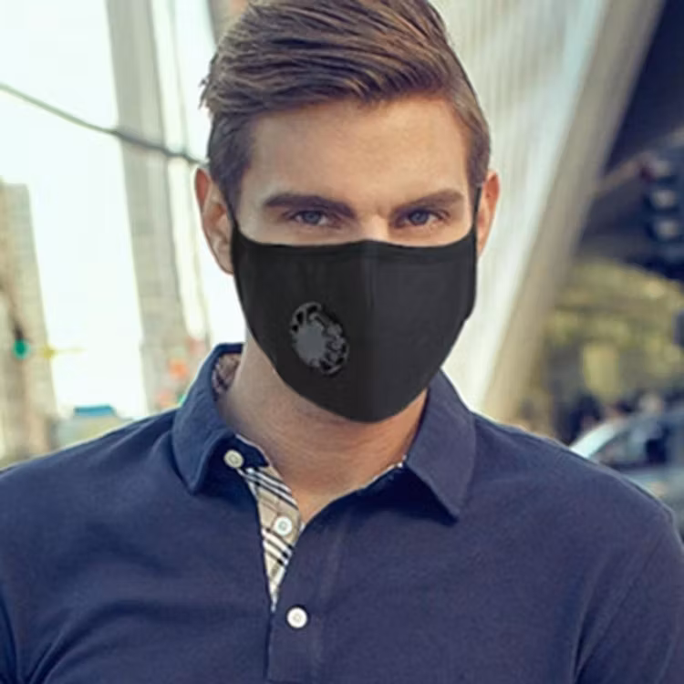 Återanvändbar PM2.5 Anti Haze Mask med andningsventil