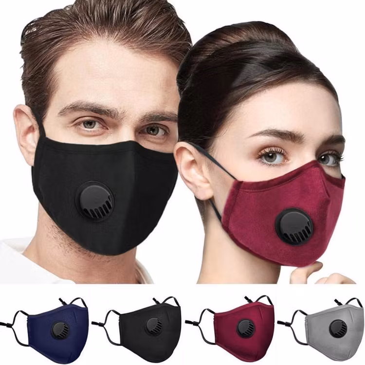 Återanvändbar PM2.5 Anti Haze Mask med andningsventil