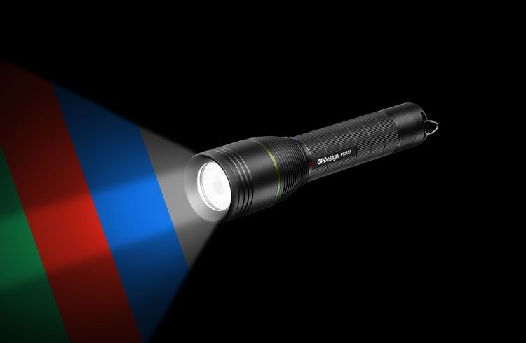 GP Design laddbar ficklampa, PSR51 Lyser 240m