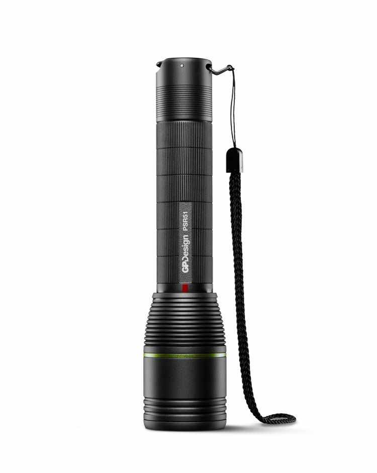 GP Design laddbar ficklampa, PSR51 Lyser 240m