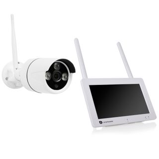 Smartwares Trådlös övervakningskamera 1080p 7" skärm + app