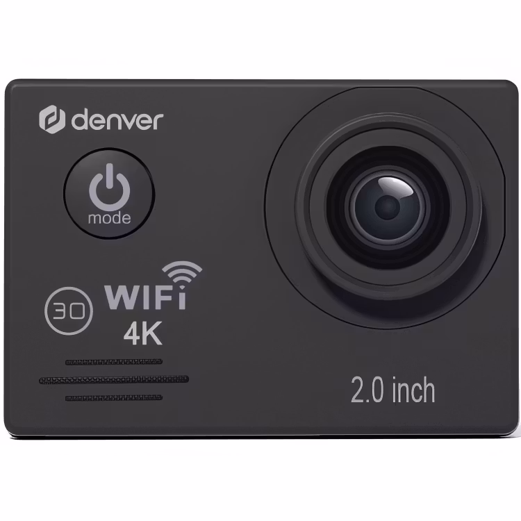 Action-kamera 4K Wi-Fi 8Mpixel 140° vid-vinkel ACK-8064