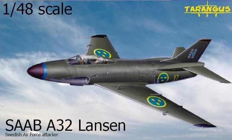 SAAB A32A Lansen attacker 1/48