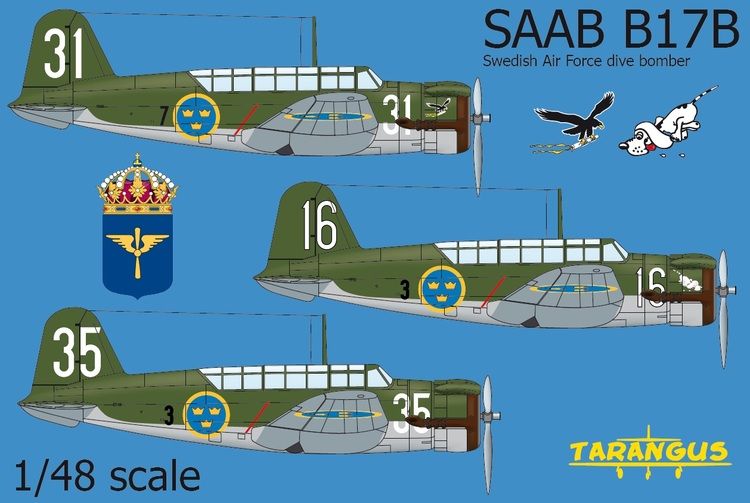 SAAB B17B 1/48 - The first SAAB aircraft