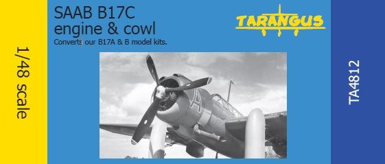 SAAB 17C 1/48 engine conversion