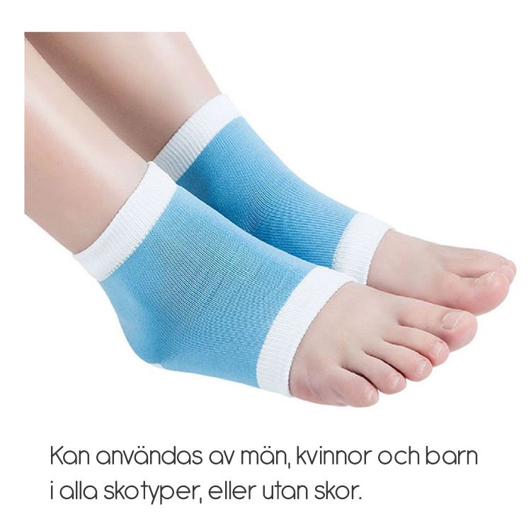 Strømper i myk gel (2 stk)