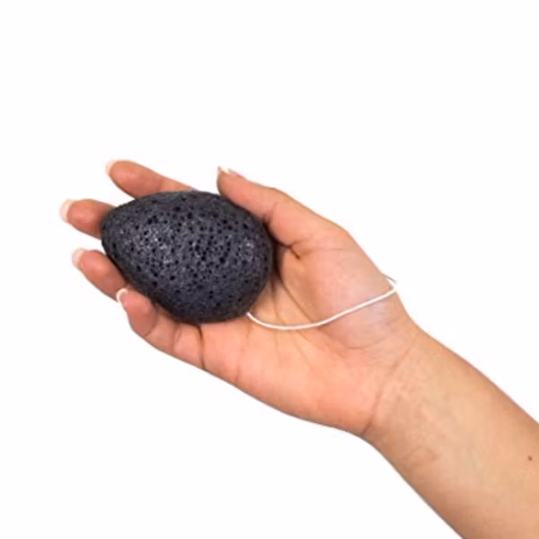 Konjac svamp svart