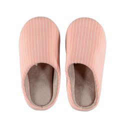 Stripete tøfler (rosa)
