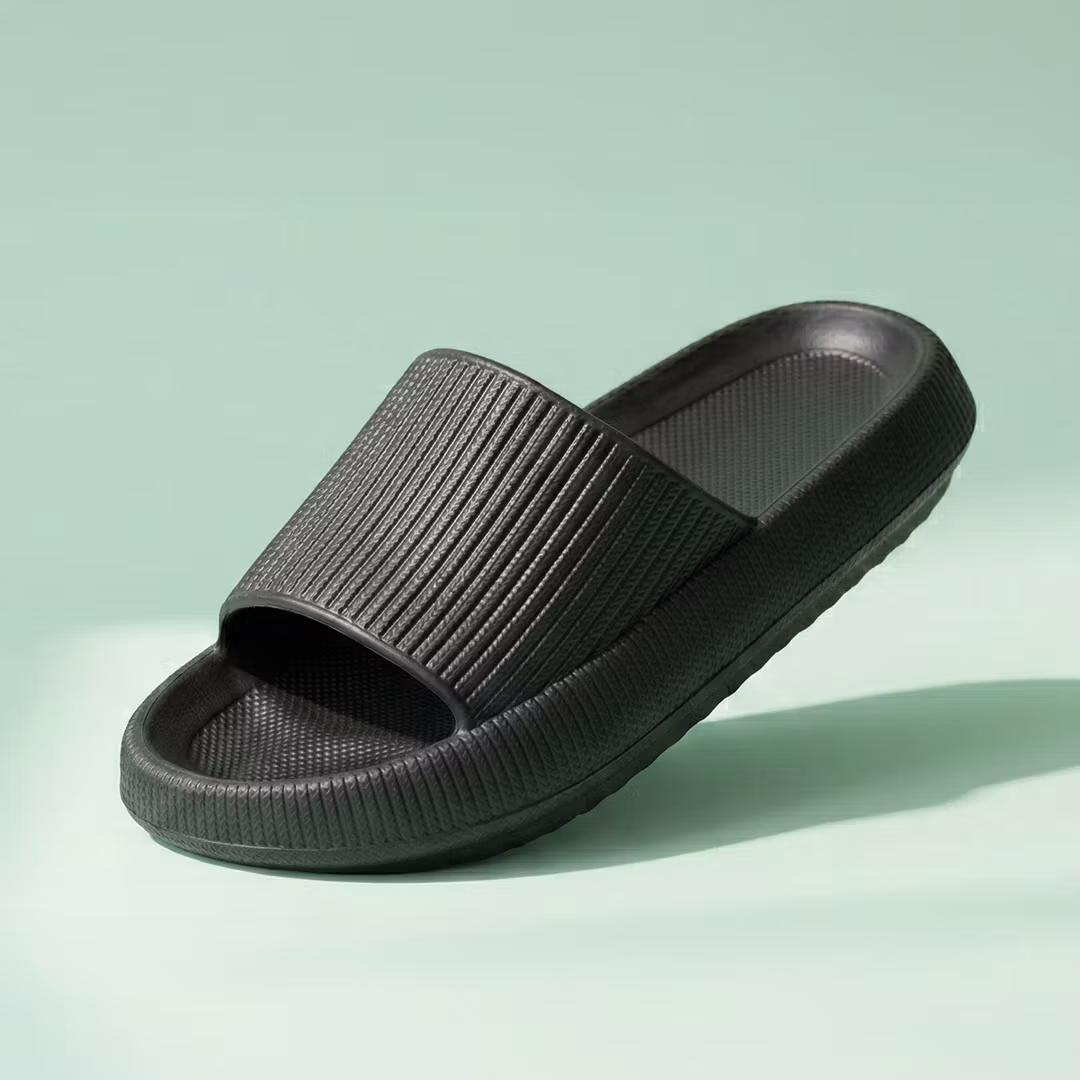 Ekstra myke tøfler (svarte)