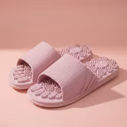 Rosa tøfler (massasjepunkter)