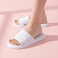 Fotmassasjetøfler (grå)