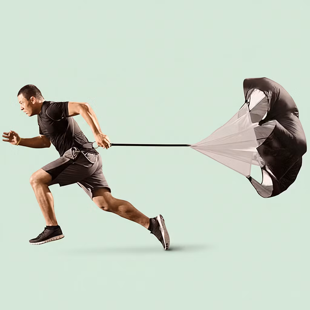 Fallskjerm løping (casal parachute)