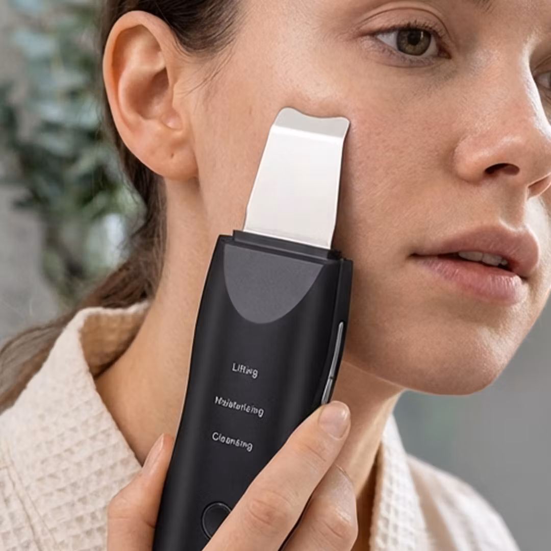 Ansiktsrengjøring vibrerende spatel