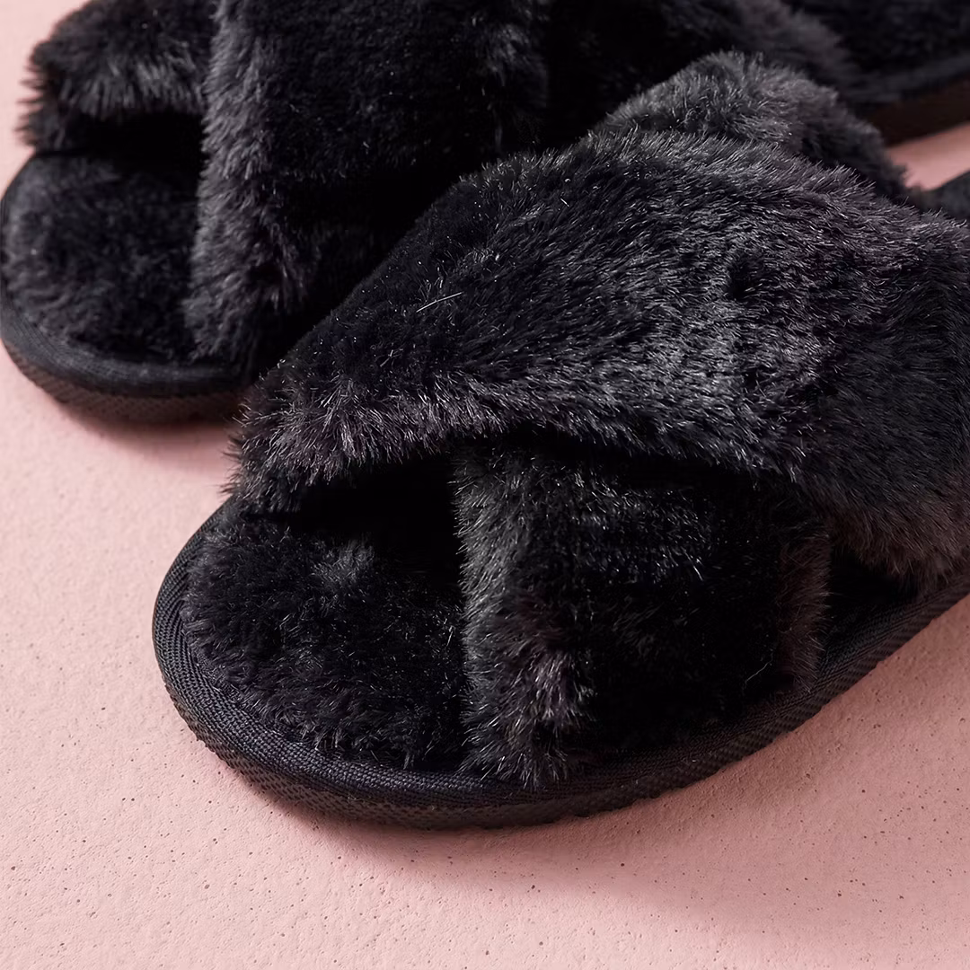 Tøfler myke (svart)