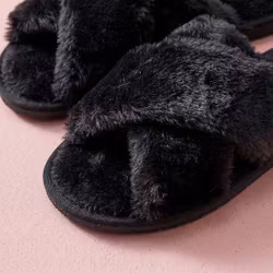 Tøfler myke (svart)