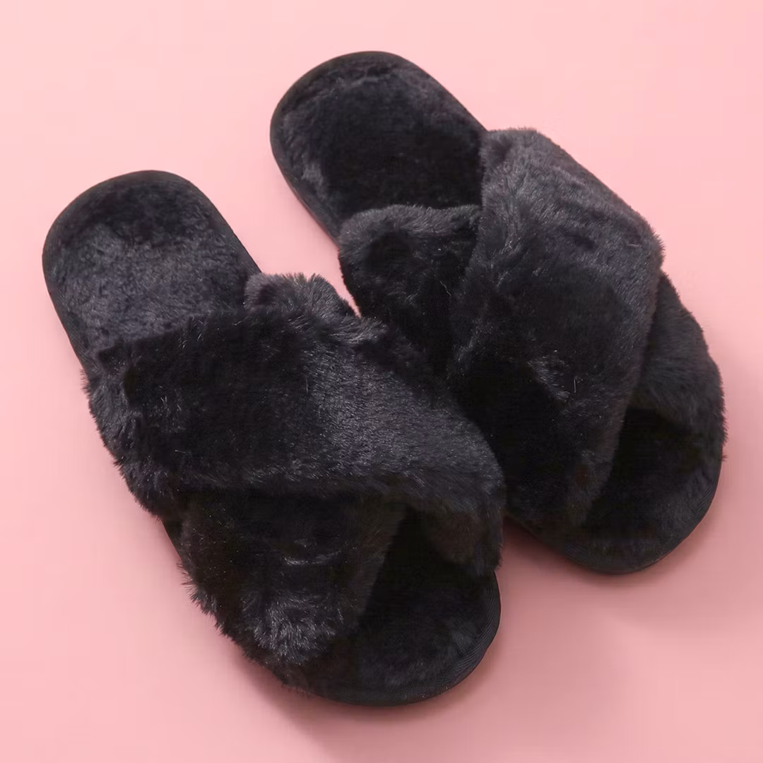 Tøfler myke (svart)