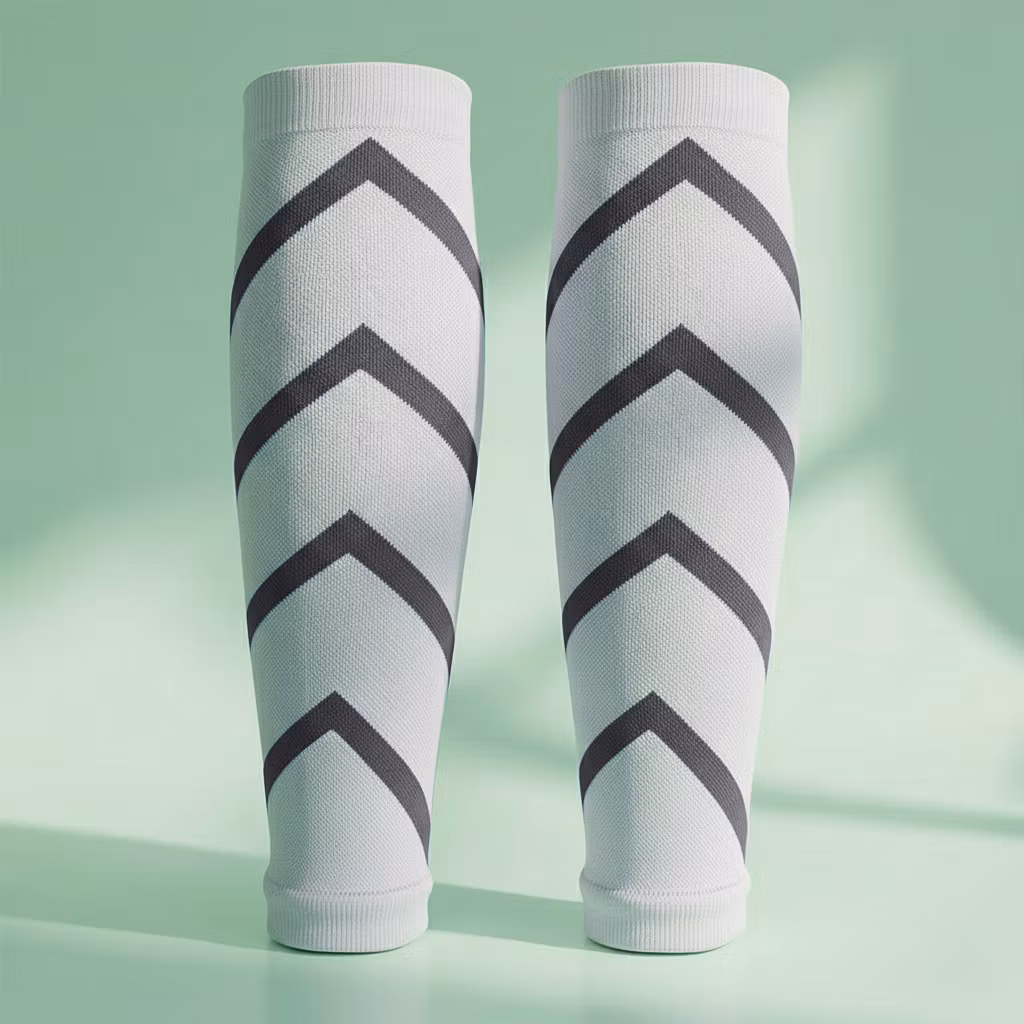 Støttesokker legger (hvit)
