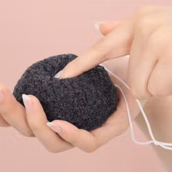 Konjac svamp (svart)