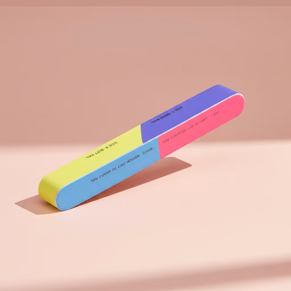 Neglfil med 7 slipende overflater