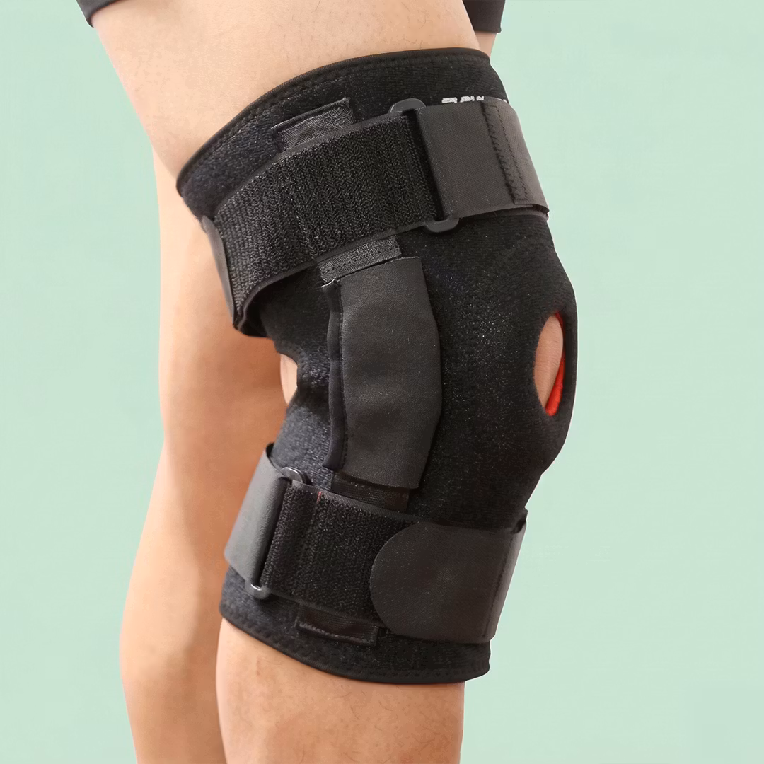 Knestøtte med spenne