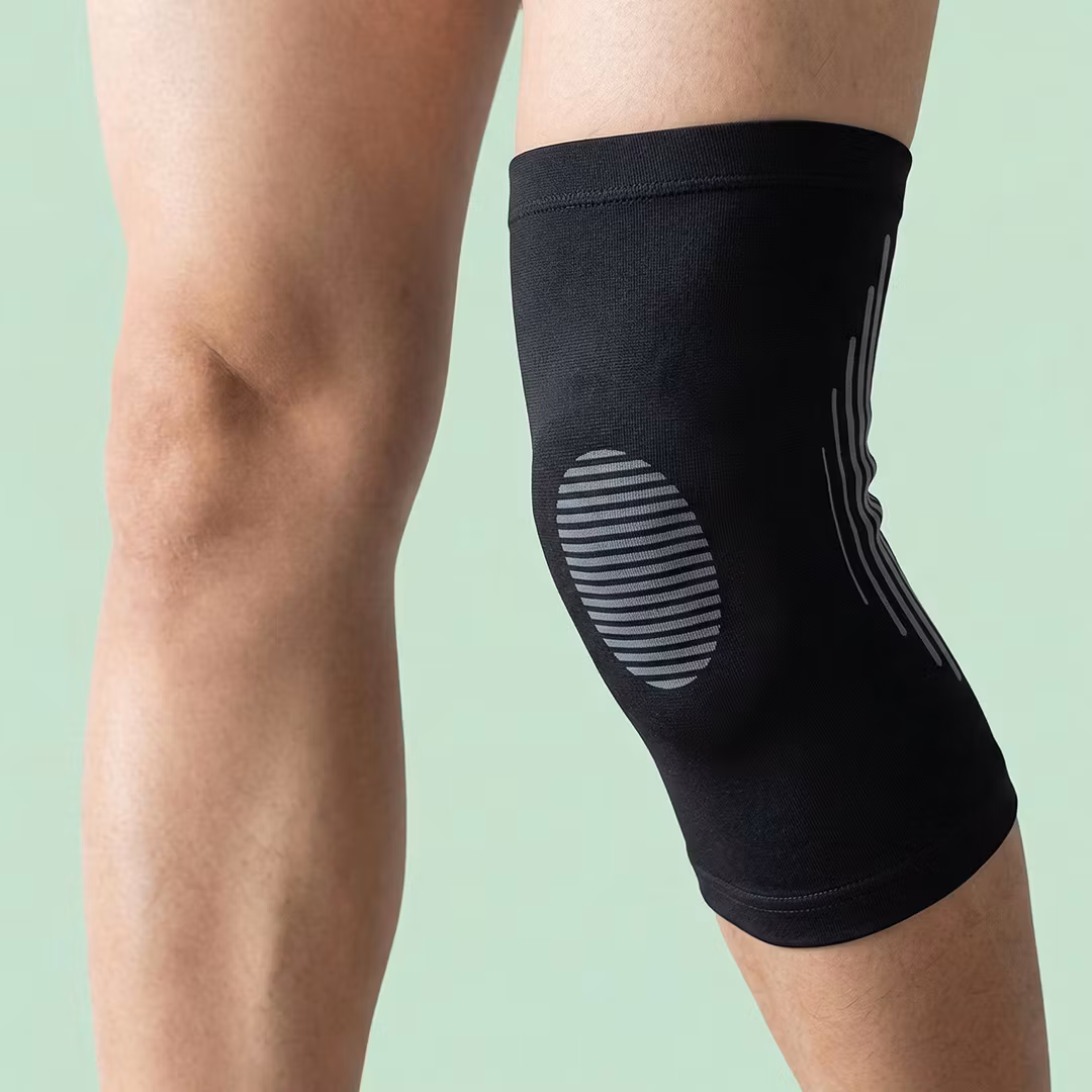 Knestøtte elastisk (grå)