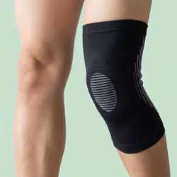 Knestøtte elastisk (grå)