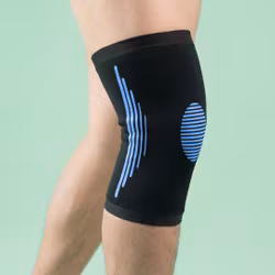 Støtte for kne elastisk (Blå)