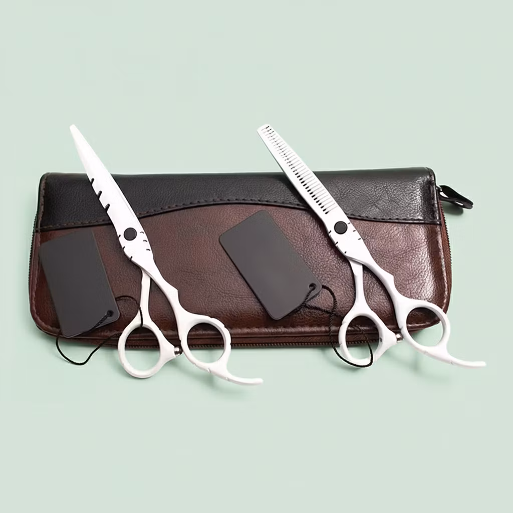 Frisørsakser proffs hvit (2 stk)