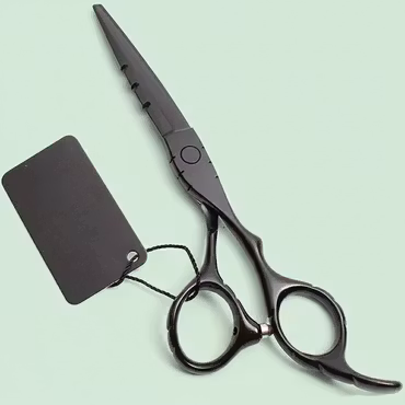 Frisørsakser proff svart (2 stk)