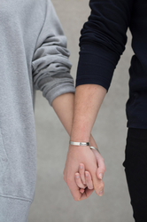 Stelt silverarmband