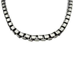 Catwalk - Boxlänk Halsband Silver
