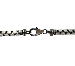 Catwalk - Boxlänk Halsband Silver
