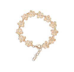 Catwalk Exclusive - Armband Stardust Flower Förgyllt Silver