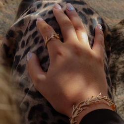 Catwalk Exclusive - Ring Stardust Forest Förgyllt Silver