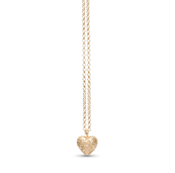 Catwalk Exclusive - Halsband Stardust Heart Förgyllt Silver