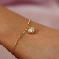 Catwalk Exclusive - Armband Stardust Heart Förgyllt Silver