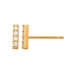 Guldörhängen Sparkling Line 18K
