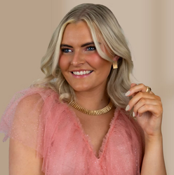 Catwalk Exclusive - Halsband Stardust Magic Förgyllt Silver