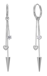 Edblad - Peak Hoops Multi Heart Steel